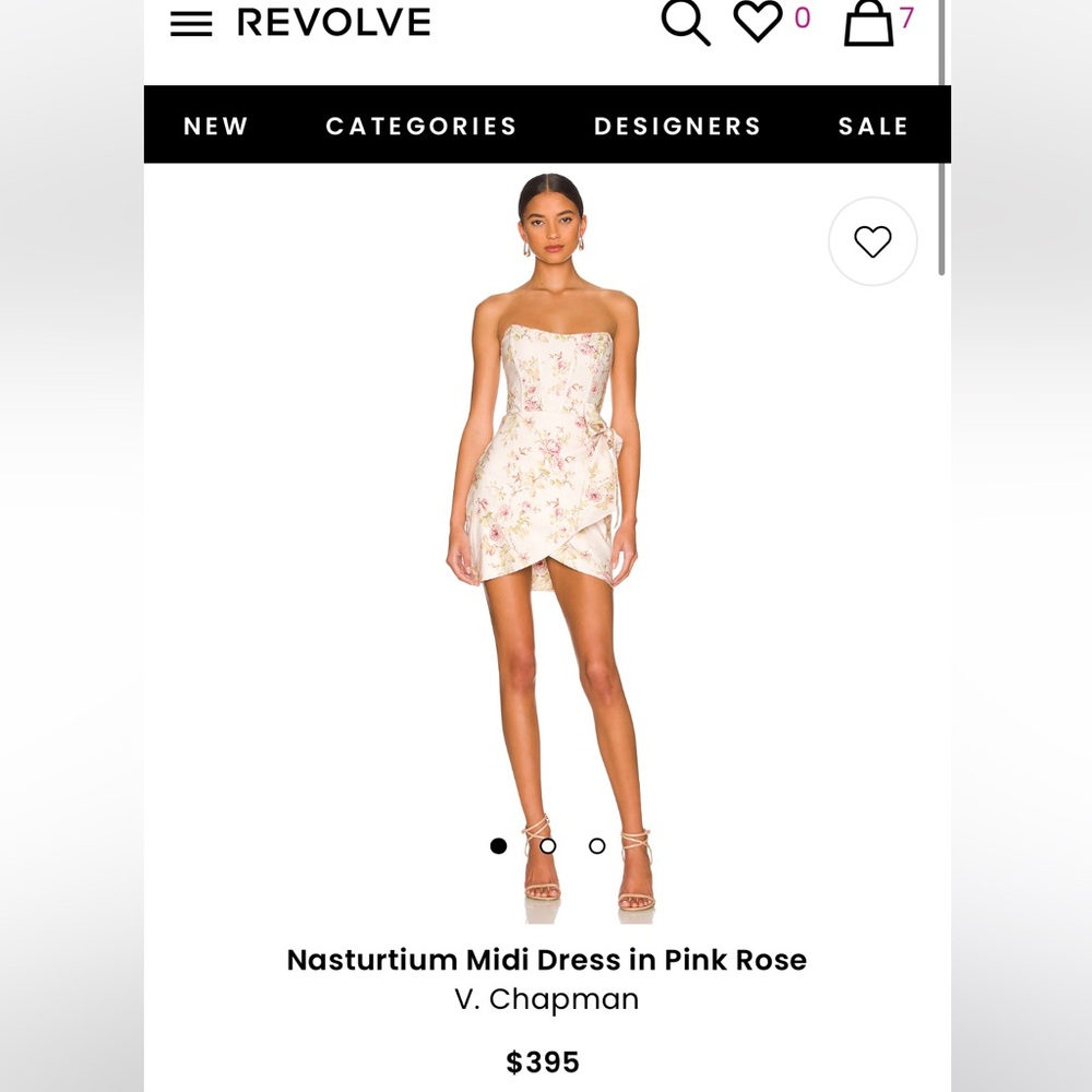 Nasturtium Dress V. Chapman- bridal shower, rehearsal dinner minidress